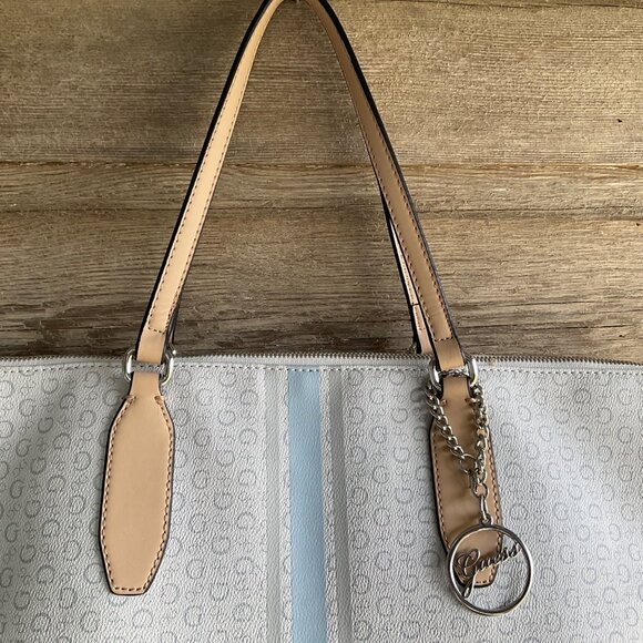 Guess Women's Tote Bag With Logo Print & Faux Leather Handles - Picture 14 of 14